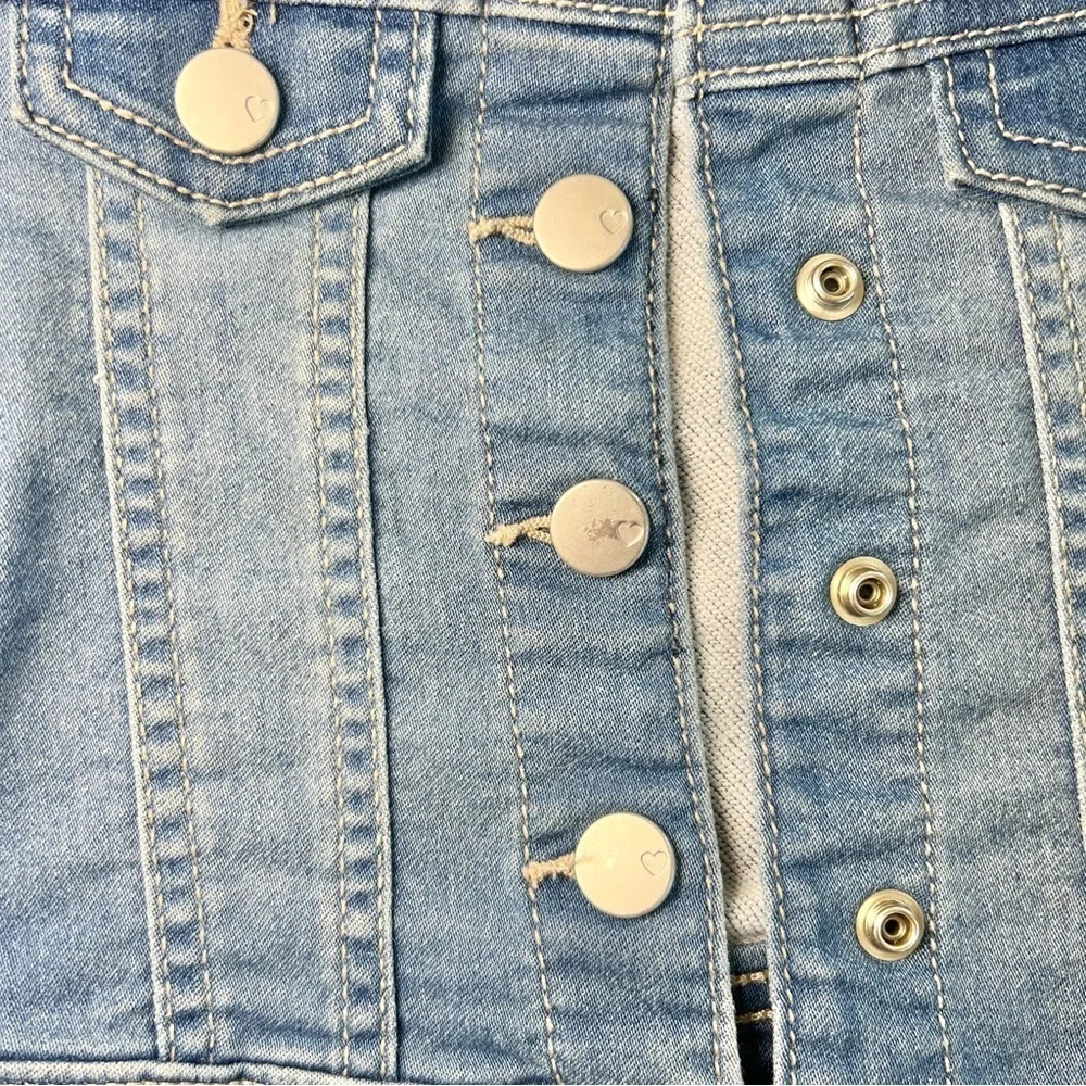 The Children’s Place Toddler Girls Denim Jacket Size 12-18 Months